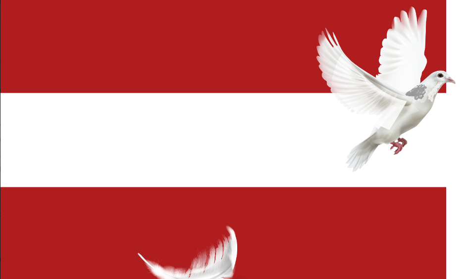 Friedensrepublik Österreich im Heimatland Erde